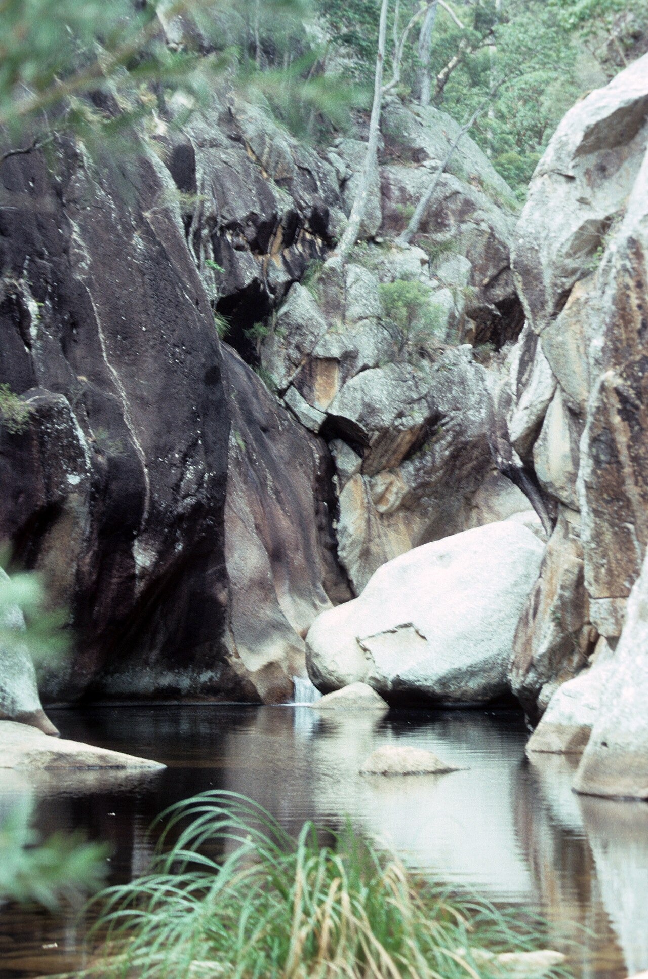 File photo: File photograph of Lower Portals on Mount Barney Creek near Rathdowney, Queensland. Illustrative context; not a photograph of the reported event.