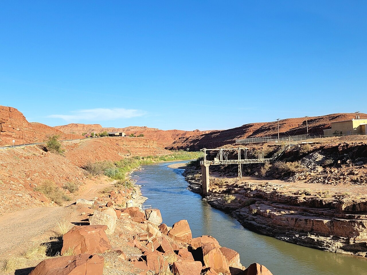 File photo: File photo of the San Juan River in Mexican Hat, Utah, photographed July 13, 2025. Illustrative context; not a photograph of the reported event.